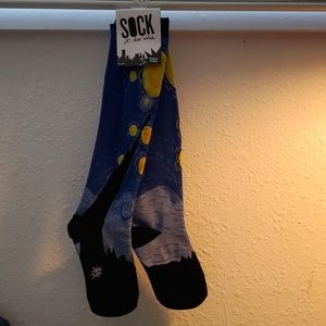 Sock it to Me Van Gogh knee high socks